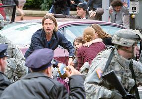 Gemeinsam mit Brad Pitt auf der Premiere von World War Z