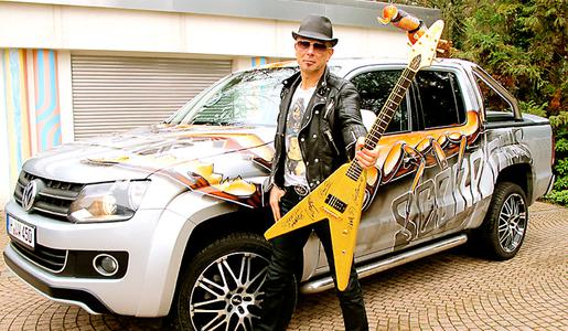  Scorpions-Gitarre gold 