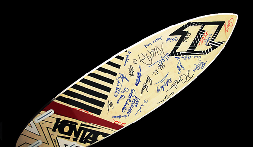  Kiteboard signiert 