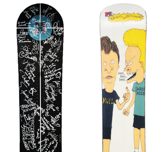  Signiertes Snowboard 