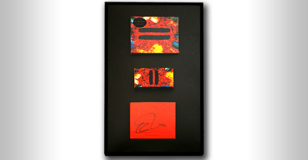 Ed Sheeran Fanpaket zu „Equals“ mit signierter Artcard