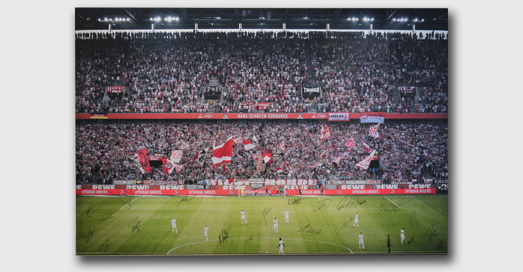 1. Sciarpa FC Köln Il potere sul Reno Calcio Rosso