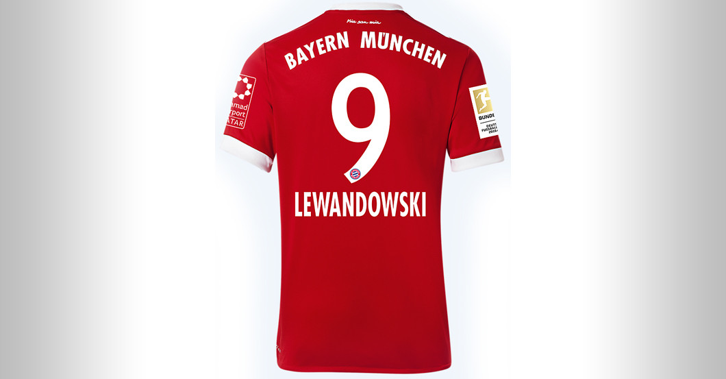 fc bayern lewandowski jersey