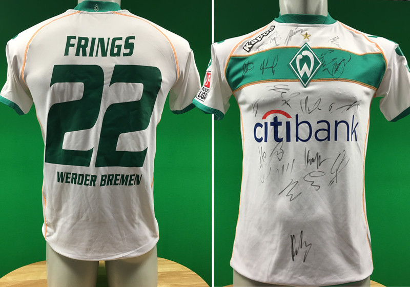 Fussball Andenken Torsten Frings Werder Bremen Trikot Teamsigniert Fussball Andenken Torsten Frings Werder Bremen Trikot Teamsigniert