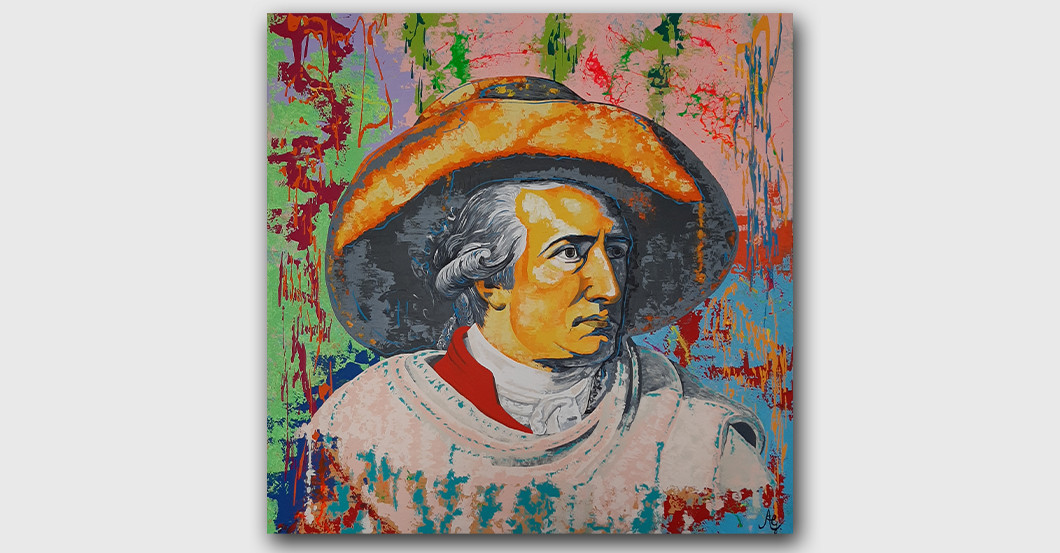 Painting “Johann Wolfgang von Goethe” by Andreas Görzen