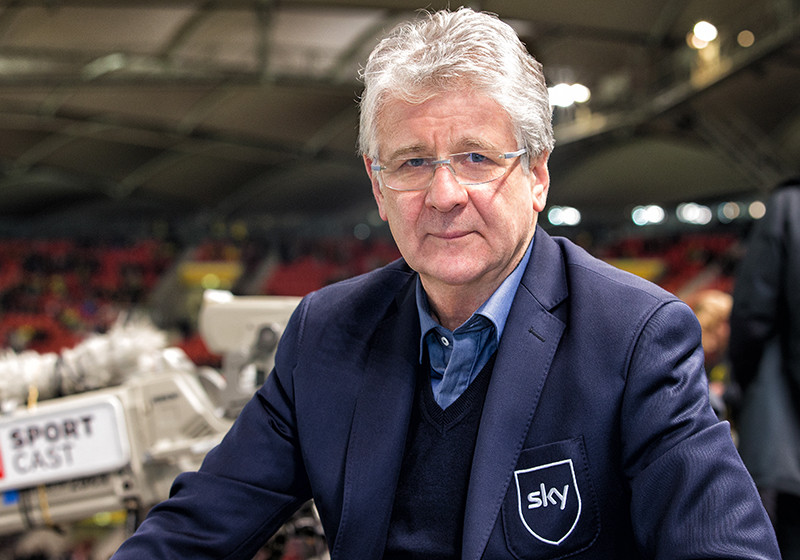 Marcel Reif Wohnort München Sky-Chef-Kommentator Marcel Reif bei seiner Arbeit begleiten