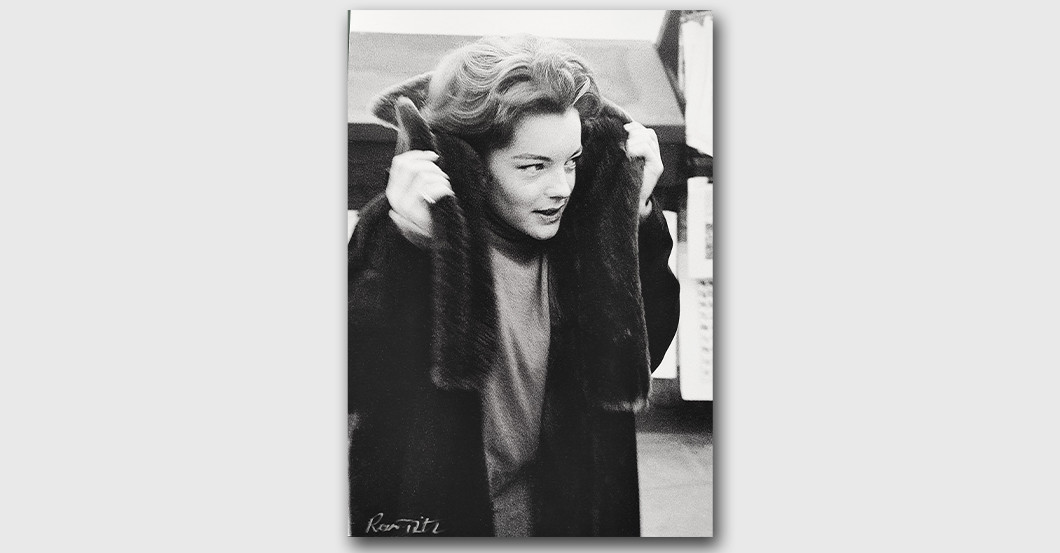 Fotografie von Romy Schneider signiert von Roger Fritz!