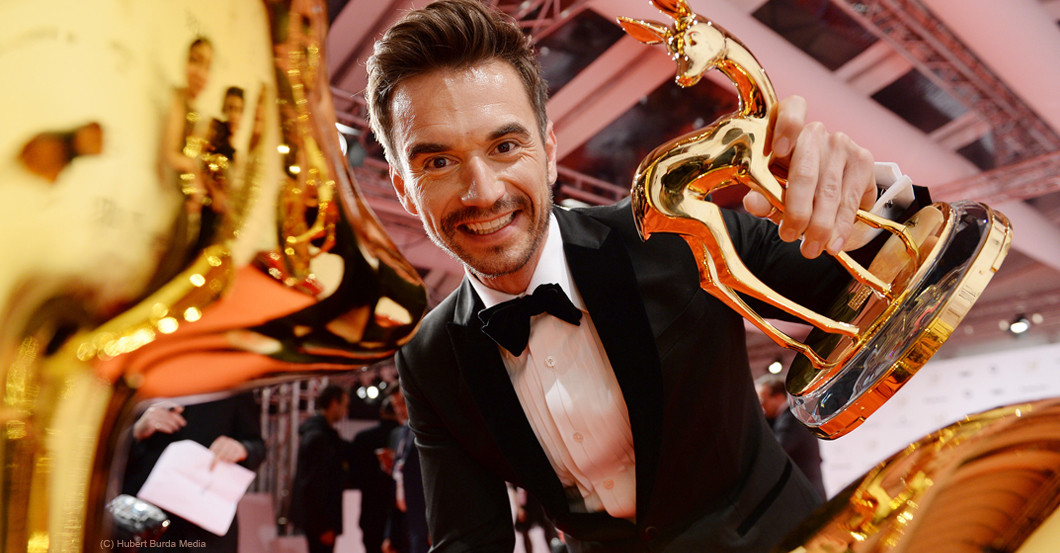 Florian Silbereisen backstage bei seiner Tour treffen