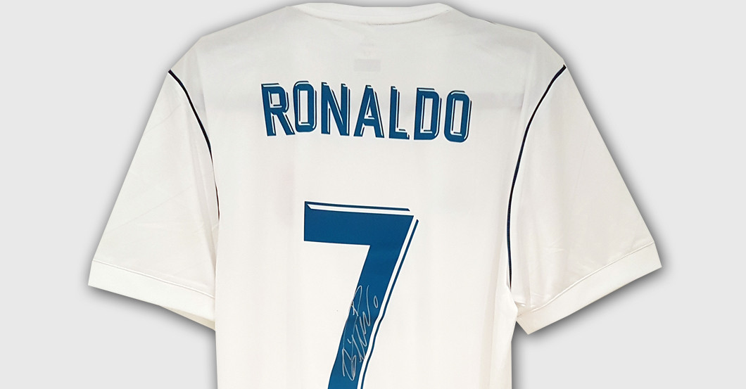Cristiano Ronaldo's Signed Real Madrid Shirt