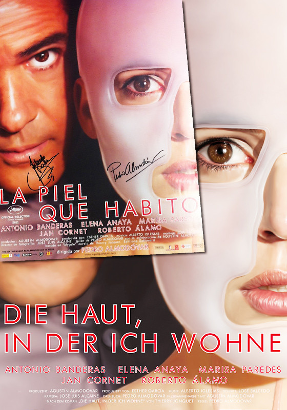 Die Haut In Der Ich Wohne Ganzer Film Deutsch Original-Filmplakat „Die Haut, in der ich wohne“ – handsigniert